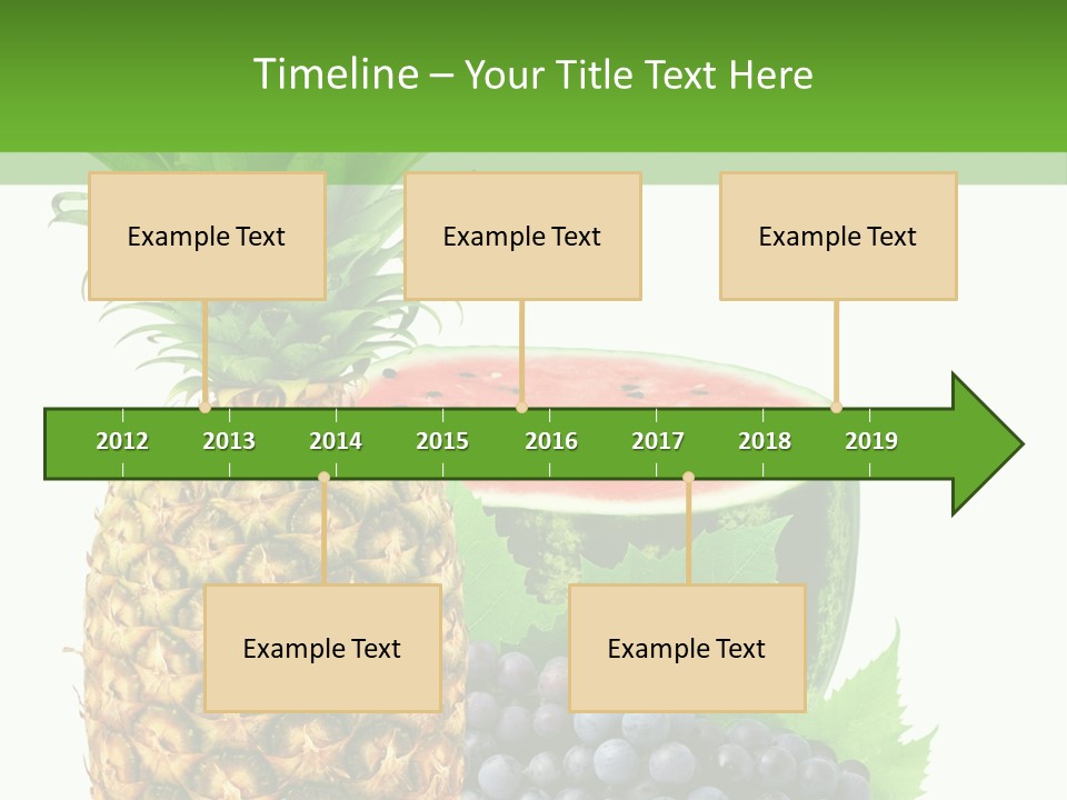 Dessert Lifestyle Raw PowerPoint Template