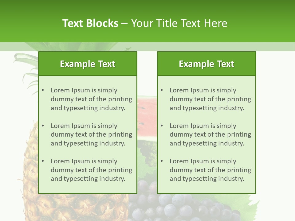 Dessert Lifestyle Raw PowerPoint Template