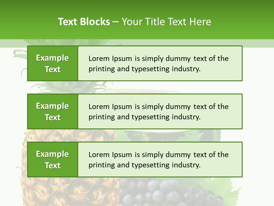 Dessert Lifestyle Raw PowerPoint Template