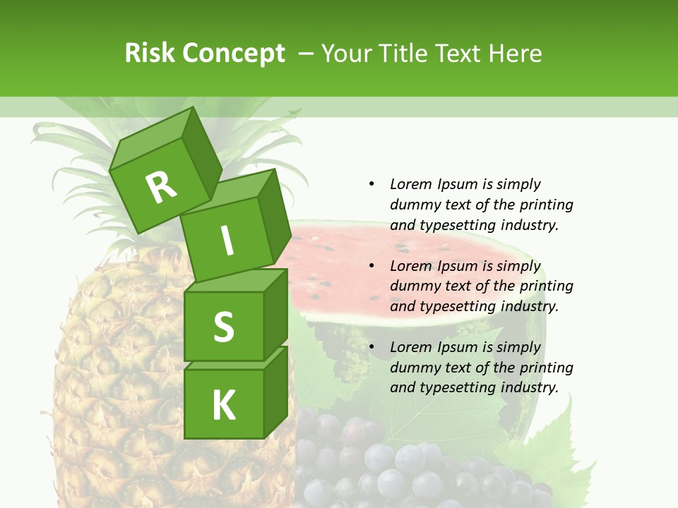 Dessert Lifestyle Raw PowerPoint Template