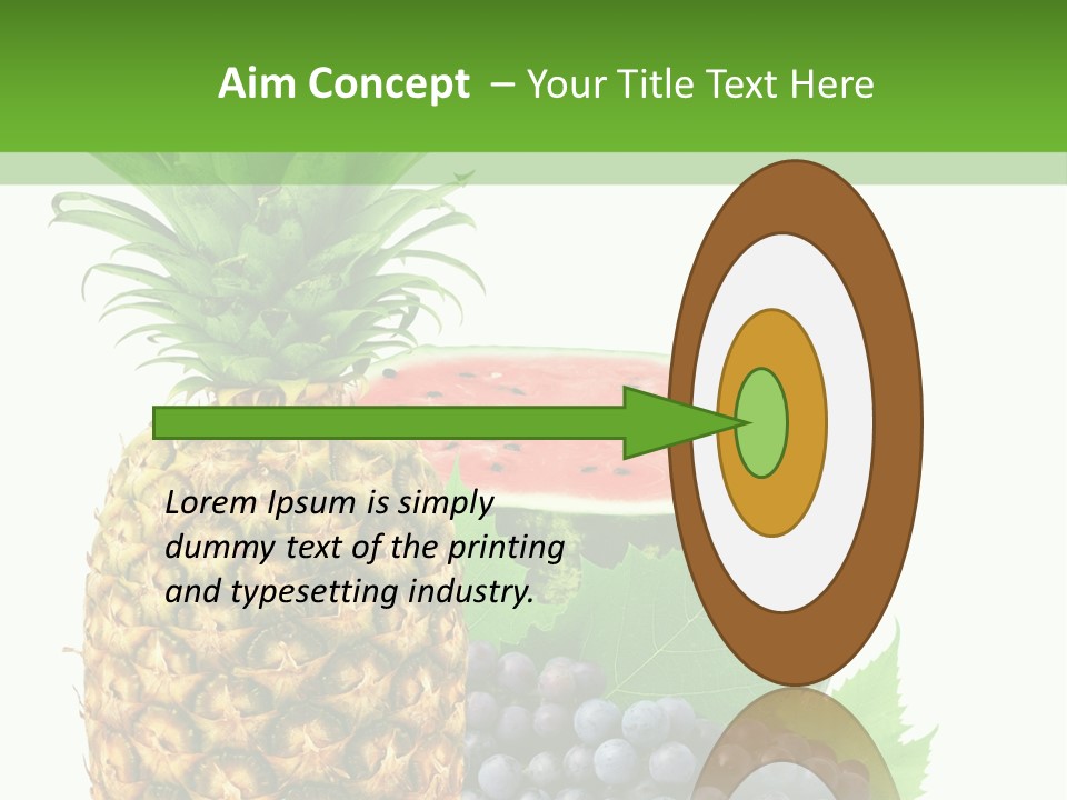 Dessert Lifestyle Raw PowerPoint Template