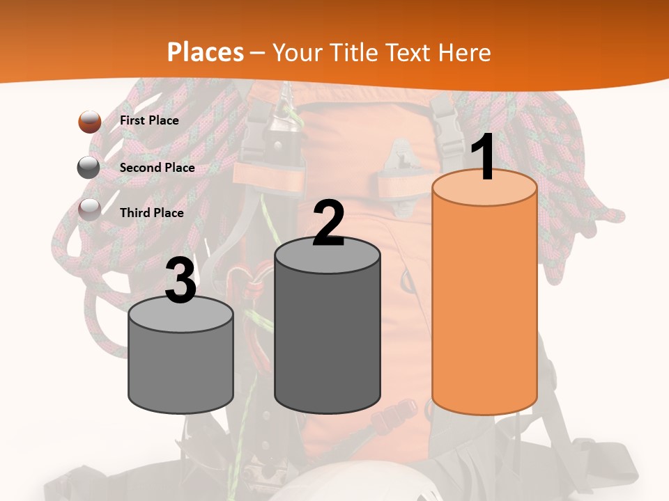 Alpinism Sport Gear PowerPoint Template