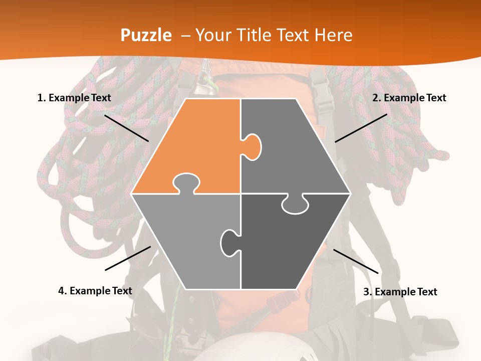 Alpinism Sport Gear PowerPoint Template