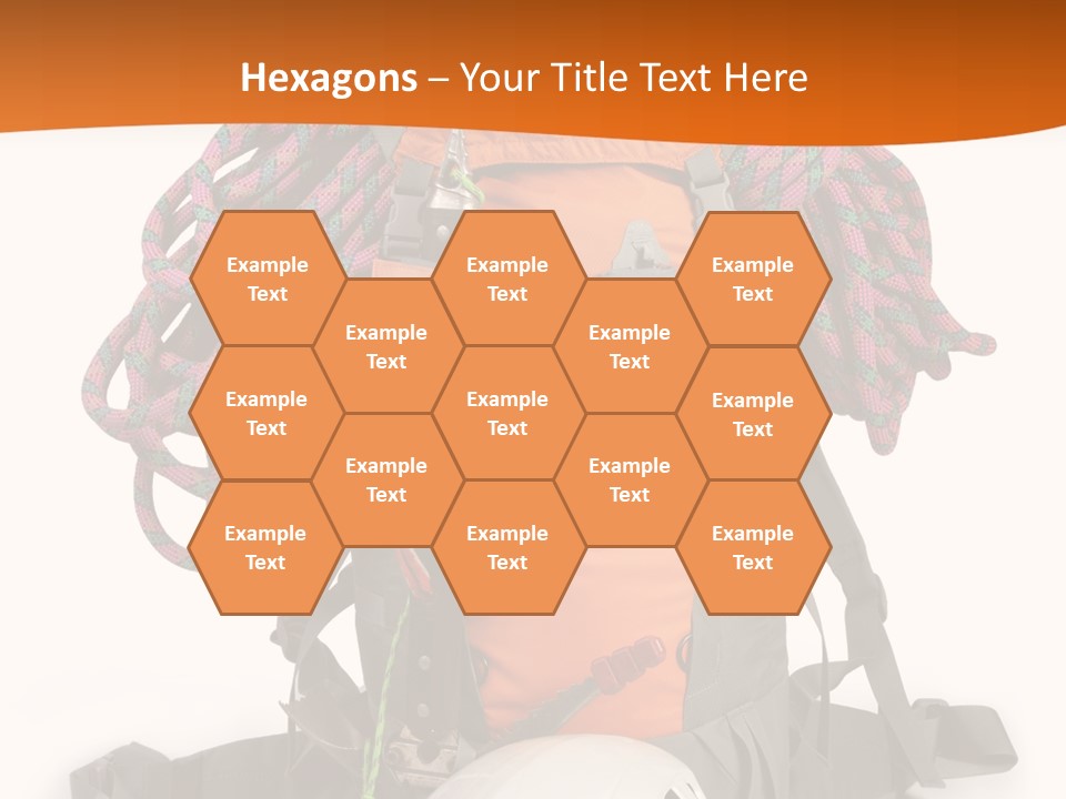 Alpinism Sport Gear PowerPoint Template