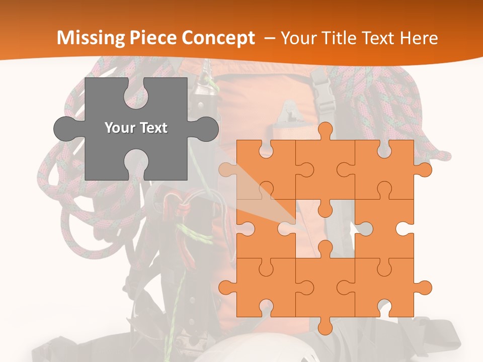 Alpinism Sport Gear PowerPoint Template