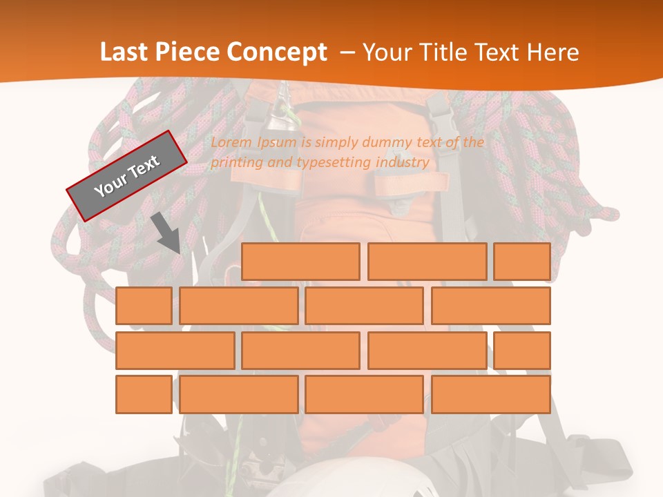 Alpinism Sport Gear PowerPoint Template