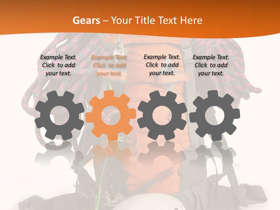 Alpinism Sport Gear PowerPoint Template