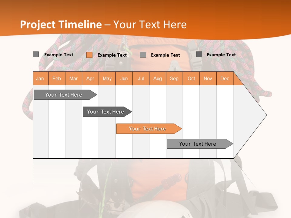 Alpinism Sport Gear PowerPoint Template
