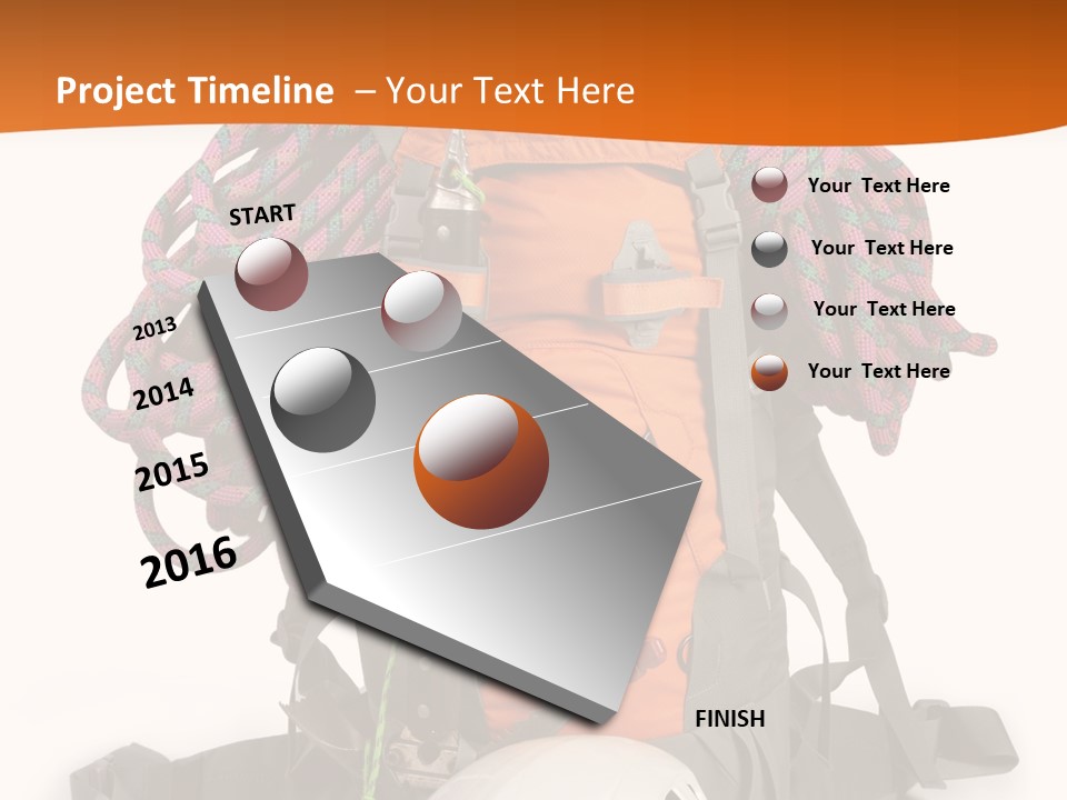 Alpinism Sport Gear PowerPoint Template
