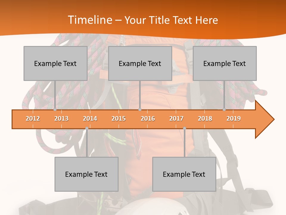 Alpinism Sport Gear PowerPoint Template