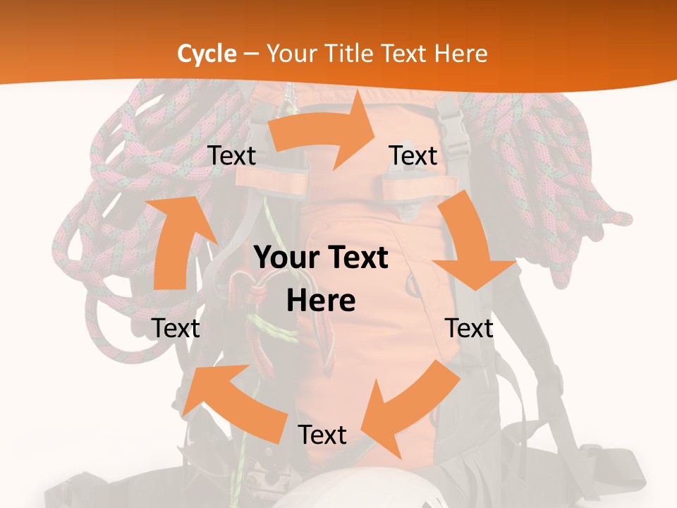 Alpinism Sport Gear PowerPoint Template