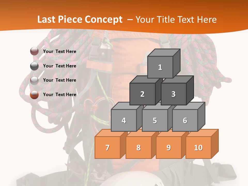 Alpinism Sport Gear PowerPoint Template