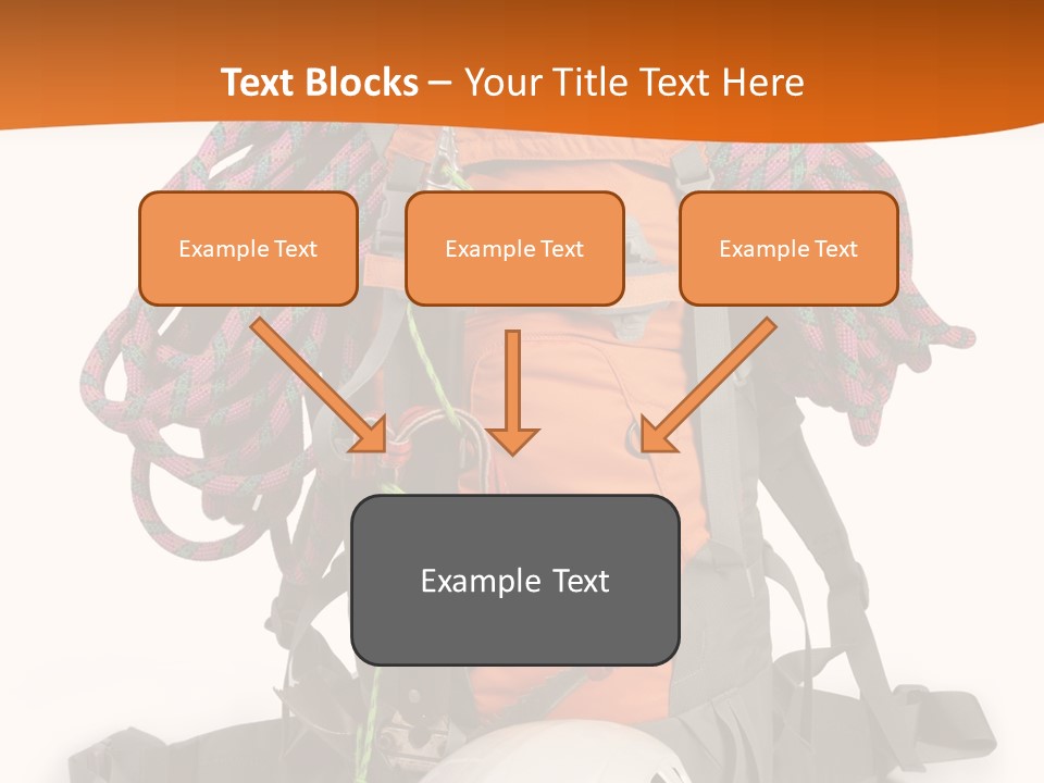 Alpinism Sport Gear PowerPoint Template