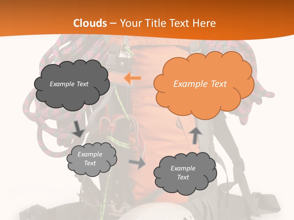 Alpinism Sport Gear PowerPoint Template