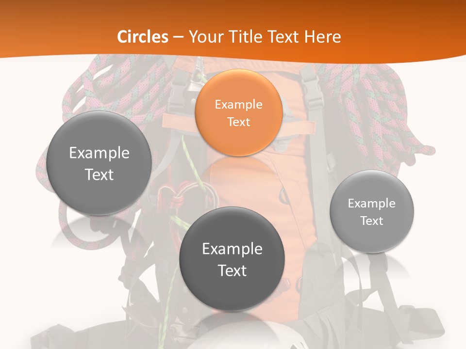 Alpinism Sport Gear PowerPoint Template