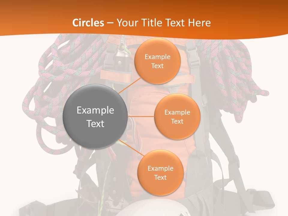 Alpinism Sport Gear PowerPoint Template