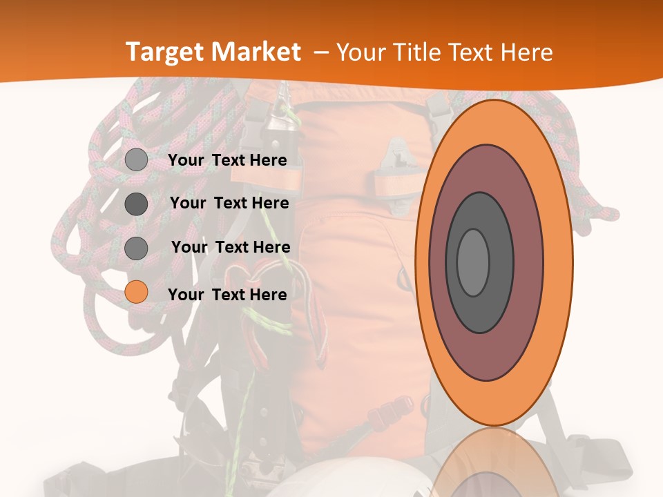 Alpinism Sport Gear PowerPoint Template