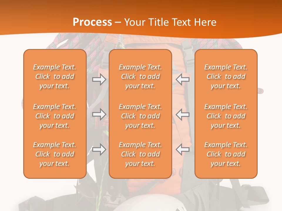 Alpinism Sport Gear PowerPoint Template