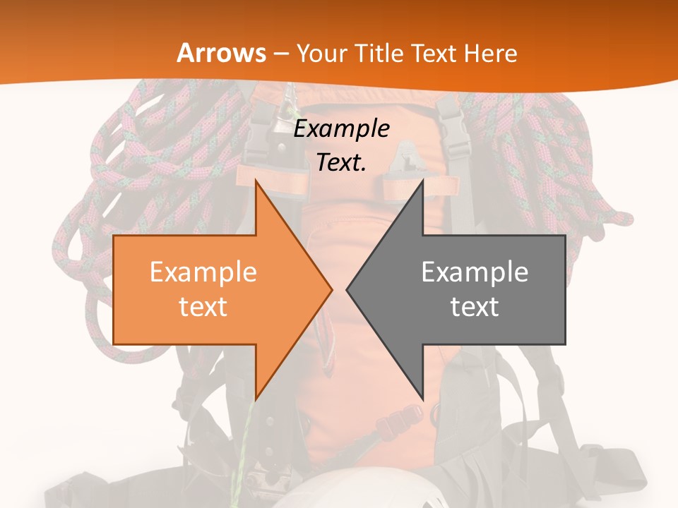 Alpinism Sport Gear PowerPoint Template