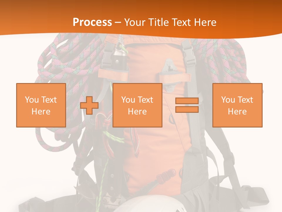 Alpinism Sport Gear PowerPoint Template