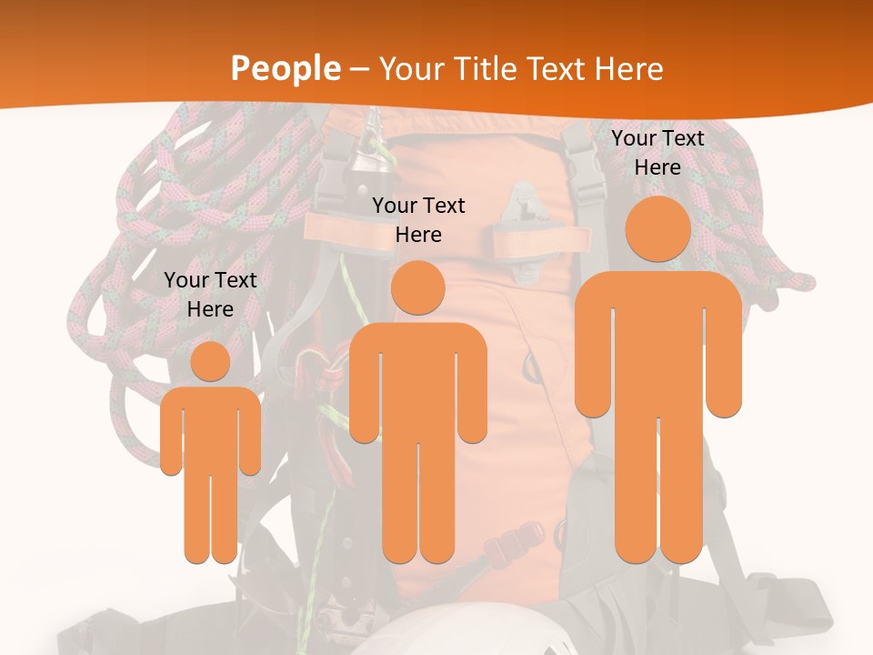 Alpinism Sport Gear PowerPoint Template