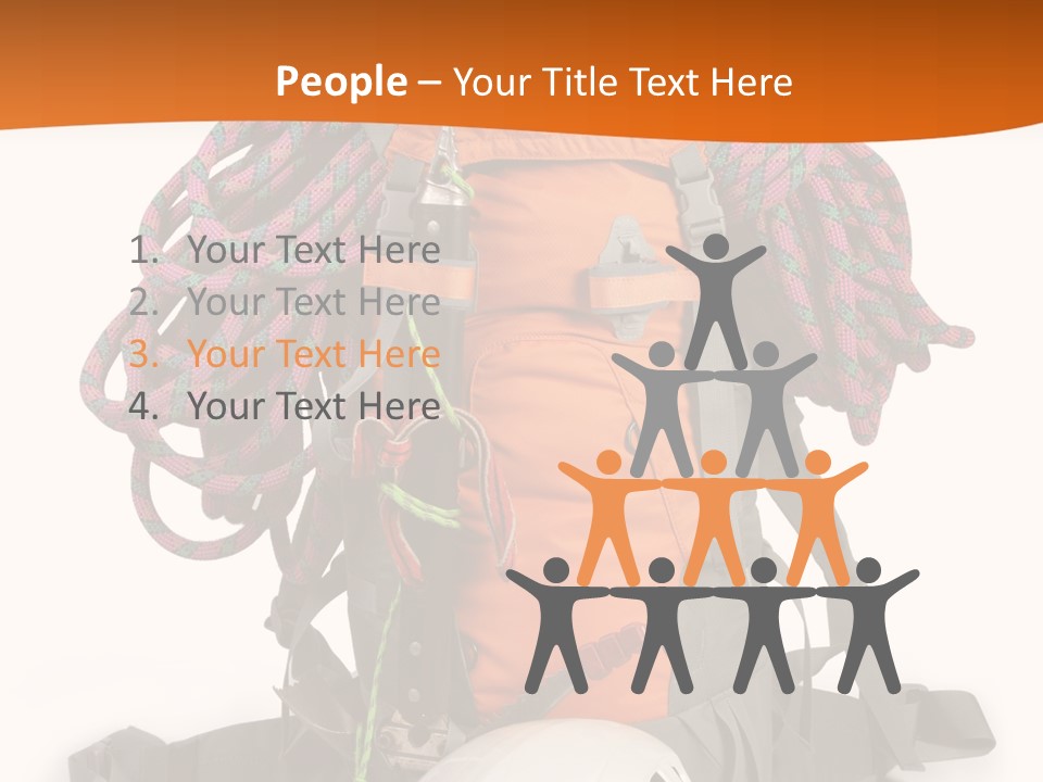 Alpinism Sport Gear PowerPoint Template