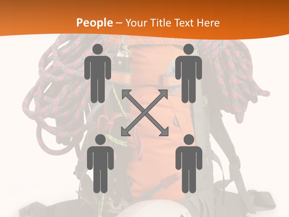 Alpinism Sport Gear PowerPoint Template