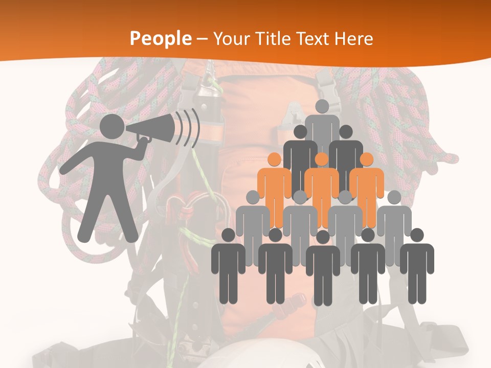 Alpinism Sport Gear PowerPoint Template