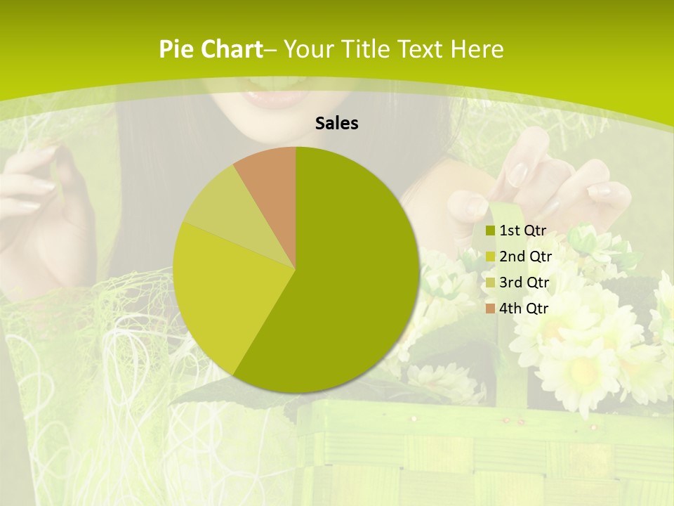 Elegance Young Posing PowerPoint Template