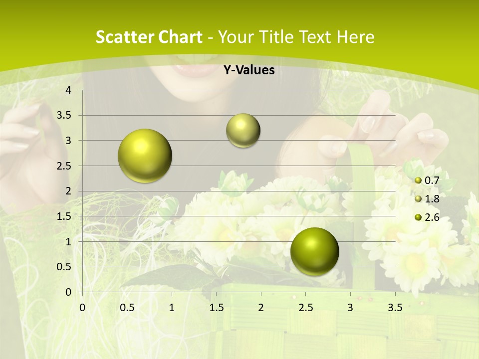Elegance Young Posing PowerPoint Template