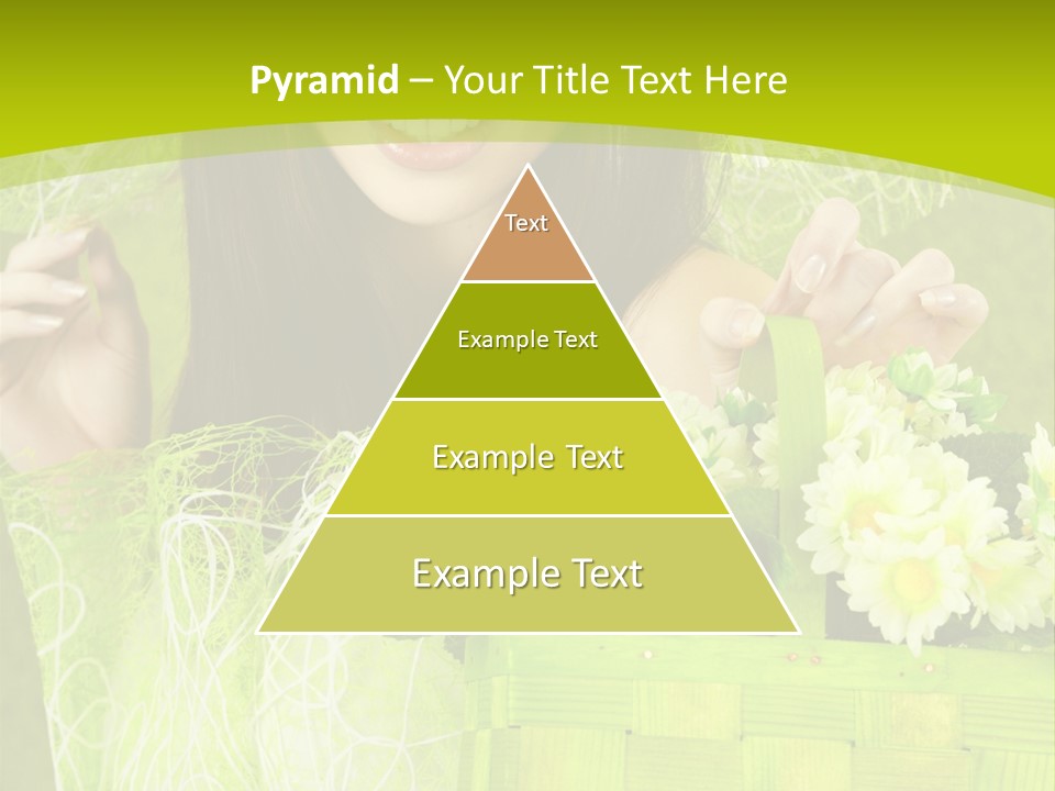 Elegance Young Posing PowerPoint Template