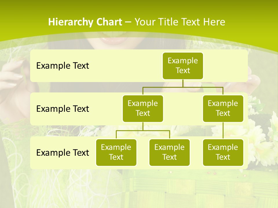 Elegance Young Posing PowerPoint Template