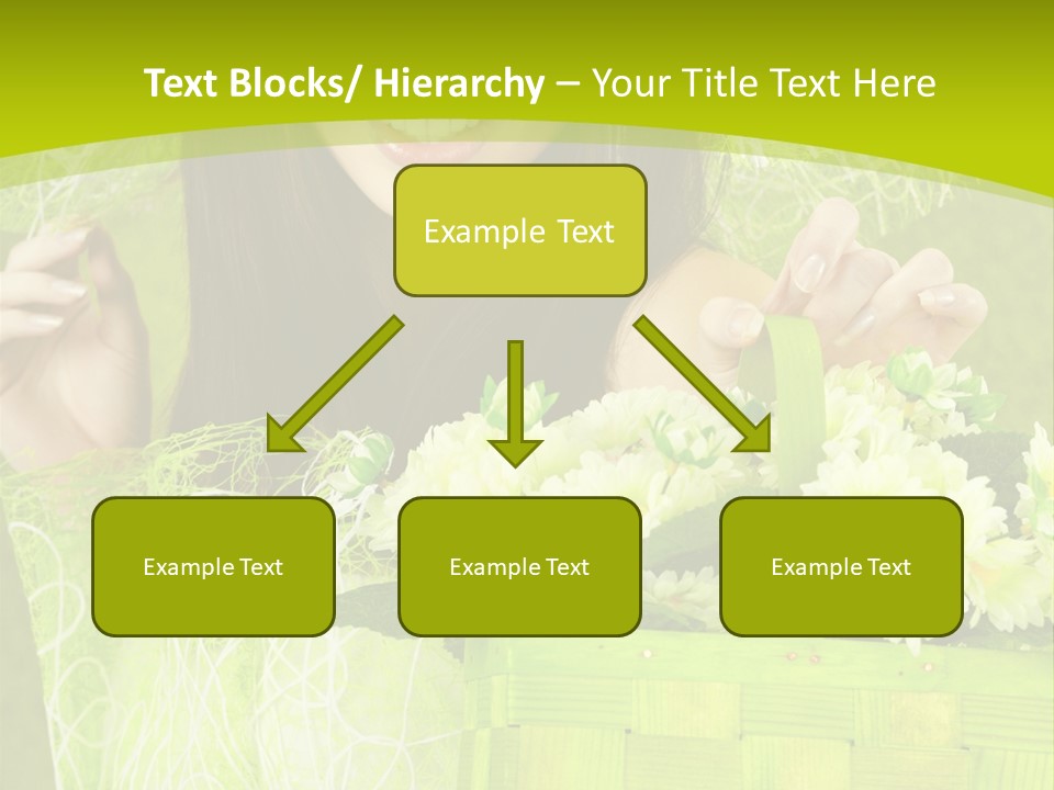 Elegance Young Posing PowerPoint Template