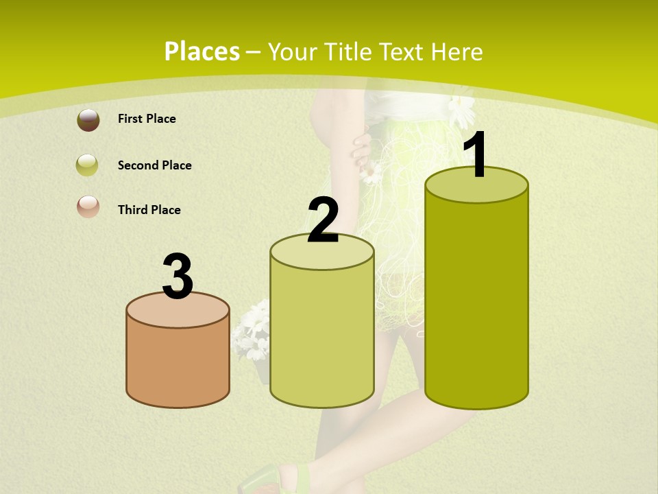 Cute People Blossom PowerPoint Template