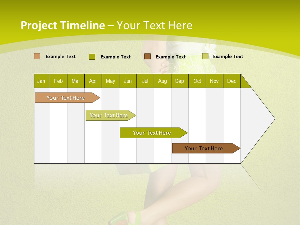 Cute People Blossom PowerPoint Template