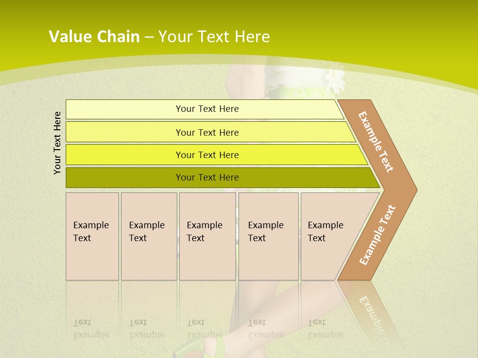 Cute People Blossom PowerPoint Template