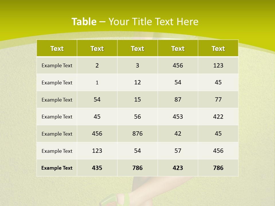 Cute People Blossom PowerPoint Template