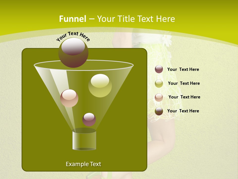 Cute People Blossom PowerPoint Template