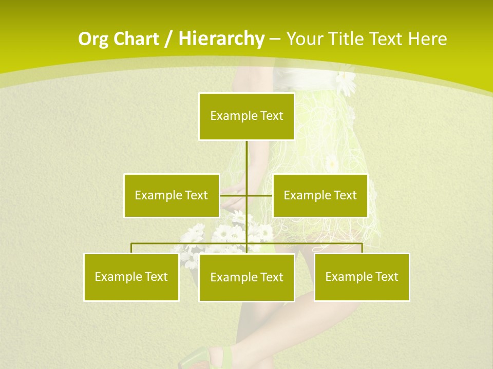 Cute People Blossom PowerPoint Template