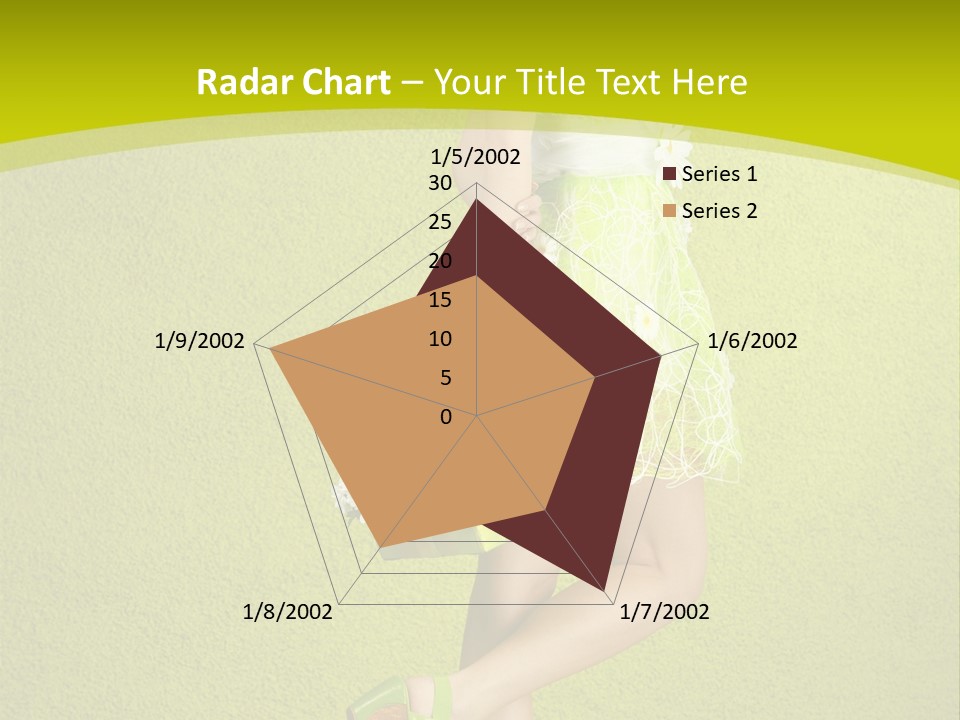 Cute People Blossom PowerPoint Template
