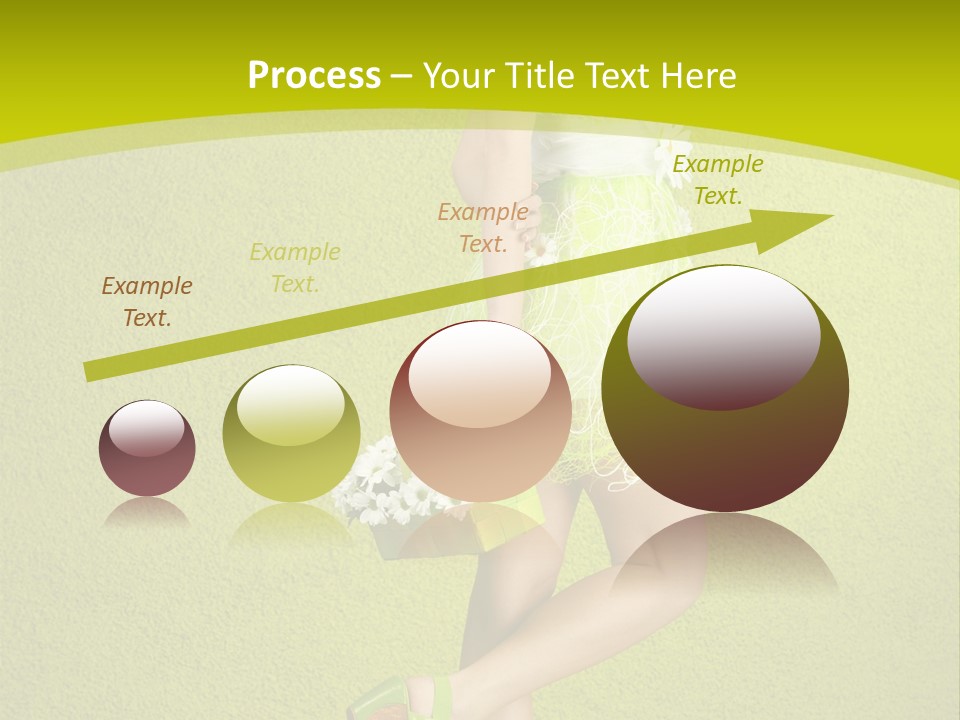 Cute People Blossom PowerPoint Template