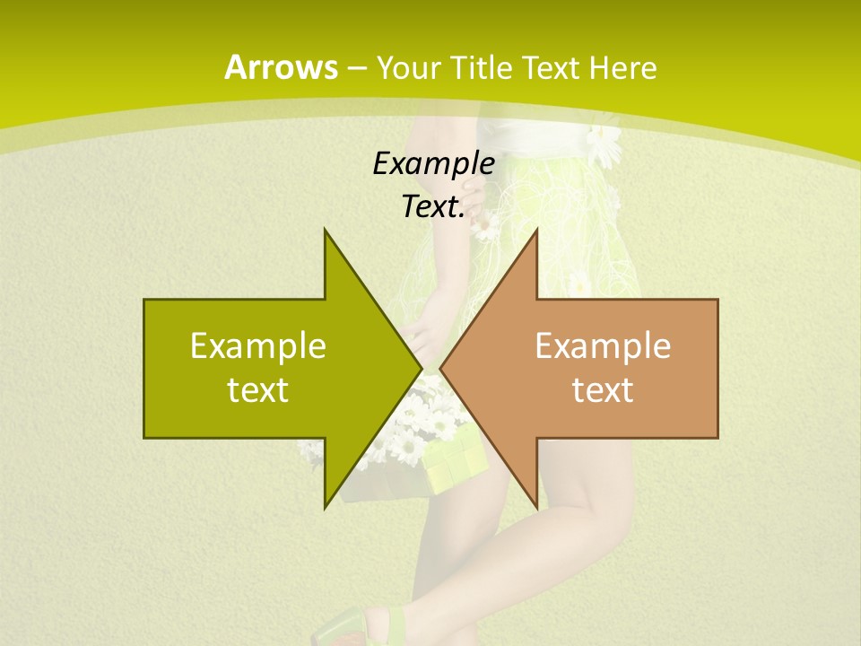 Cute People Blossom PowerPoint Template