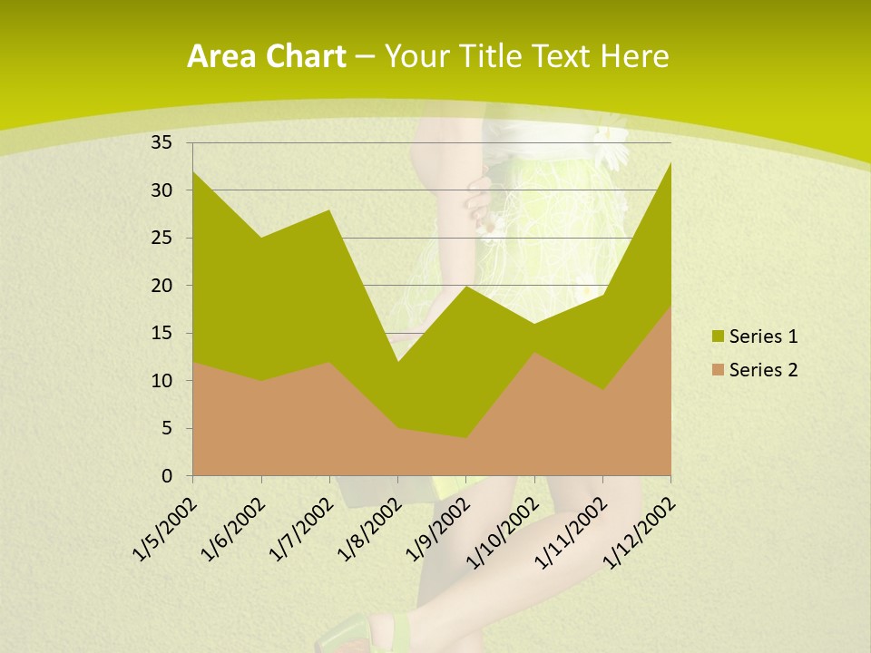 Cute People Blossom PowerPoint Template