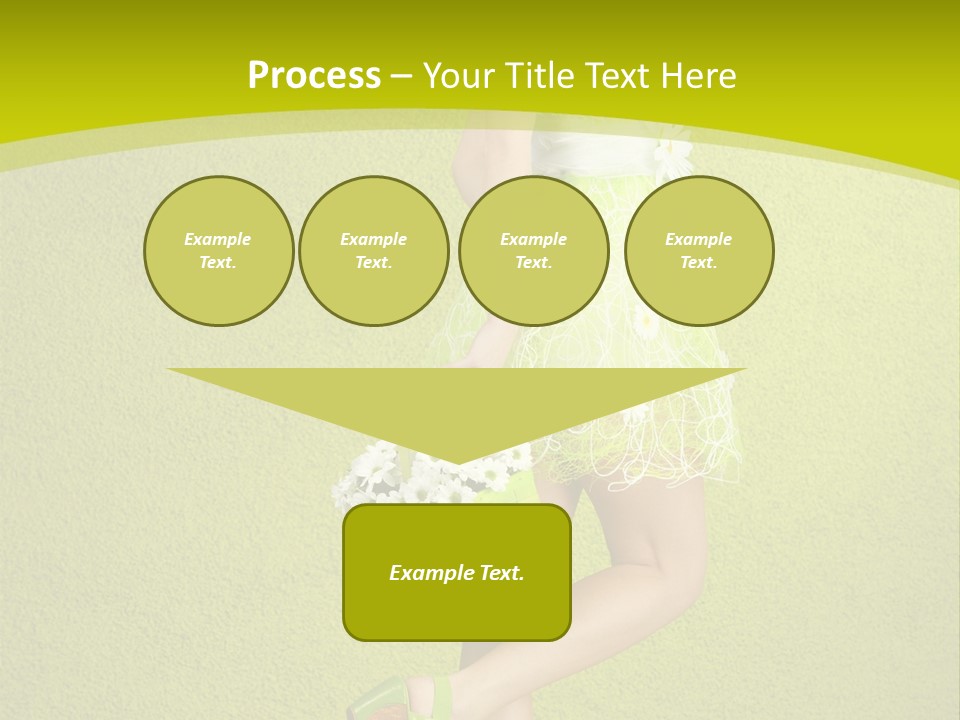 Cute People Blossom PowerPoint Template