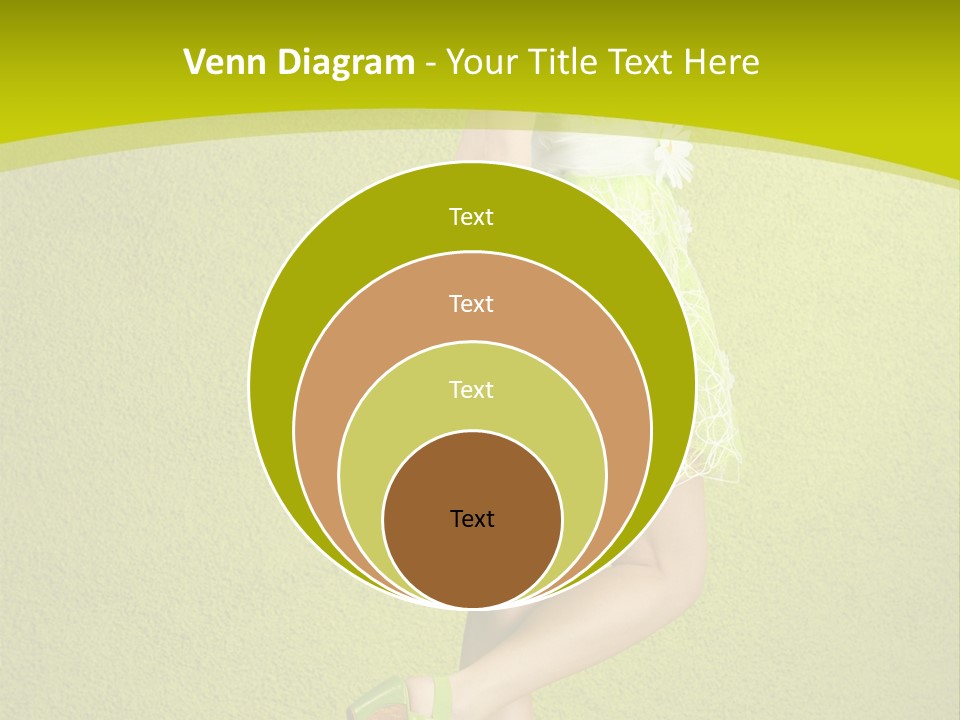 Cute People Blossom PowerPoint Template