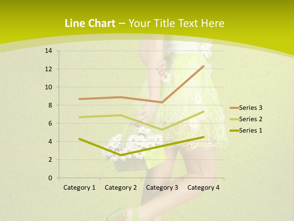 Cute People Blossom PowerPoint Template