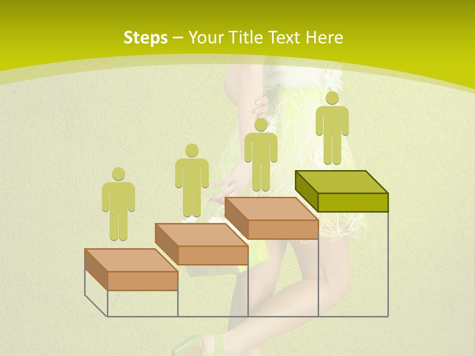 Cute People Blossom PowerPoint Template