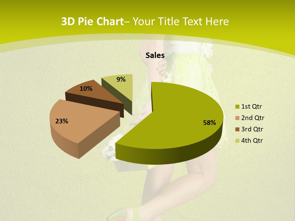 Cute People Blossom PowerPoint Template
