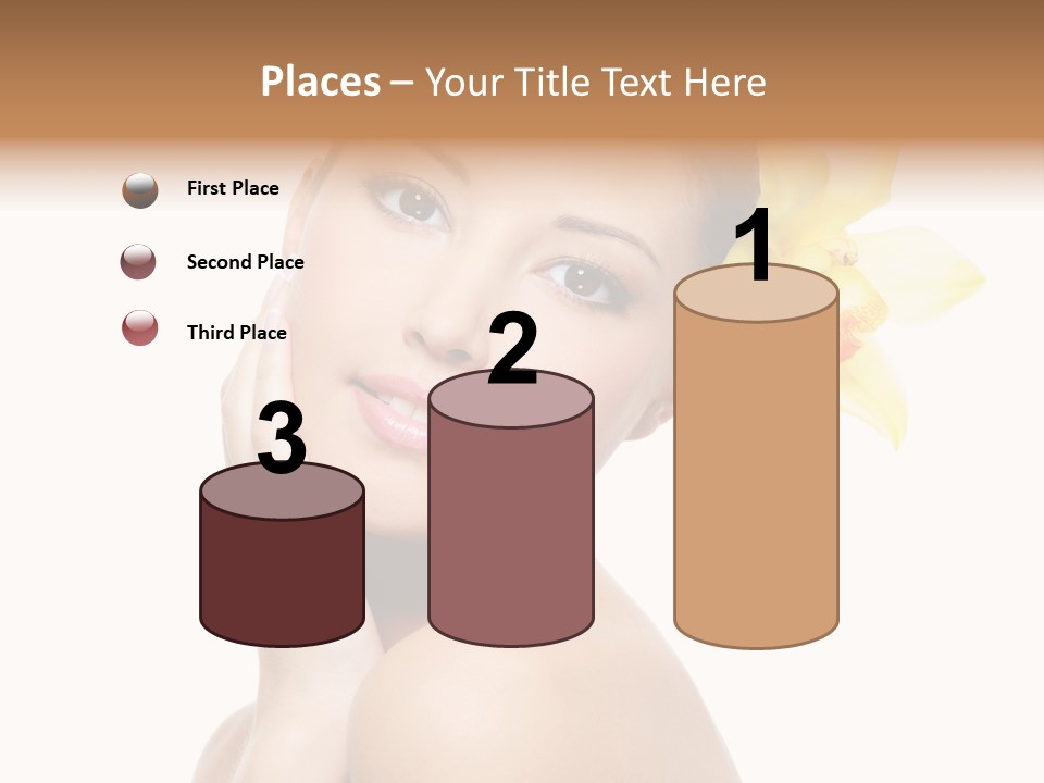 Clear Freshness Portrait PowerPoint Template