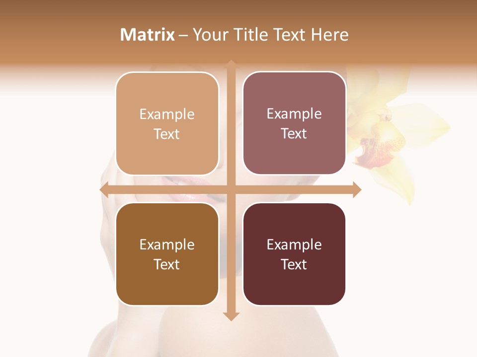 Clear Freshness Portrait PowerPoint Template